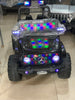 Kids Electric Ride-On Jeep – 2 Seater Battery Powered Car with LED Lights, Music & Remote Control