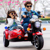 Red 3-Wheel Electric Mobility Scooter with Passenger Sidecar – Adult Tricycle